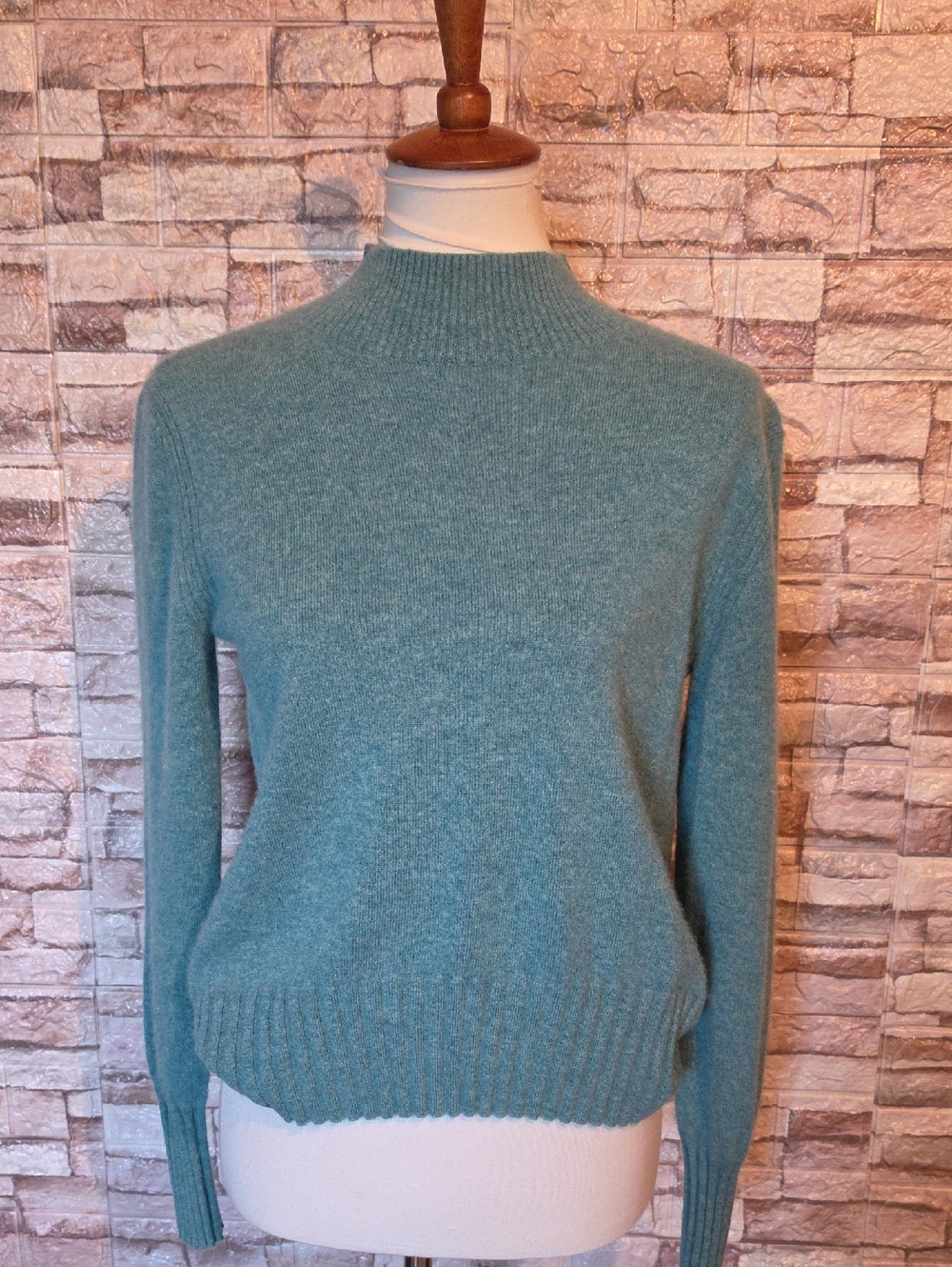 J. Crew Women’s Teal Mock Neck Sweater